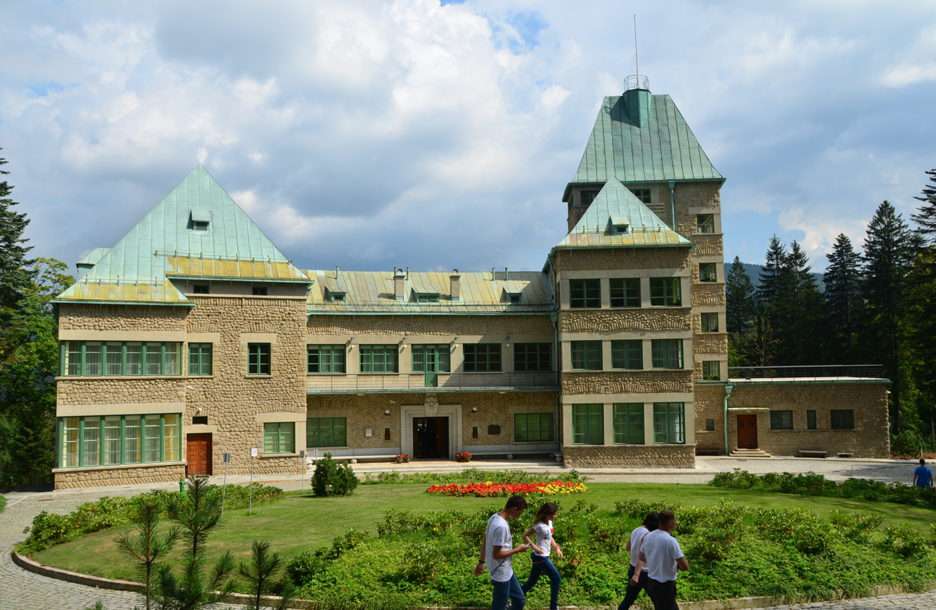 Wisla - prezidentský palác puzzle online z fotografie