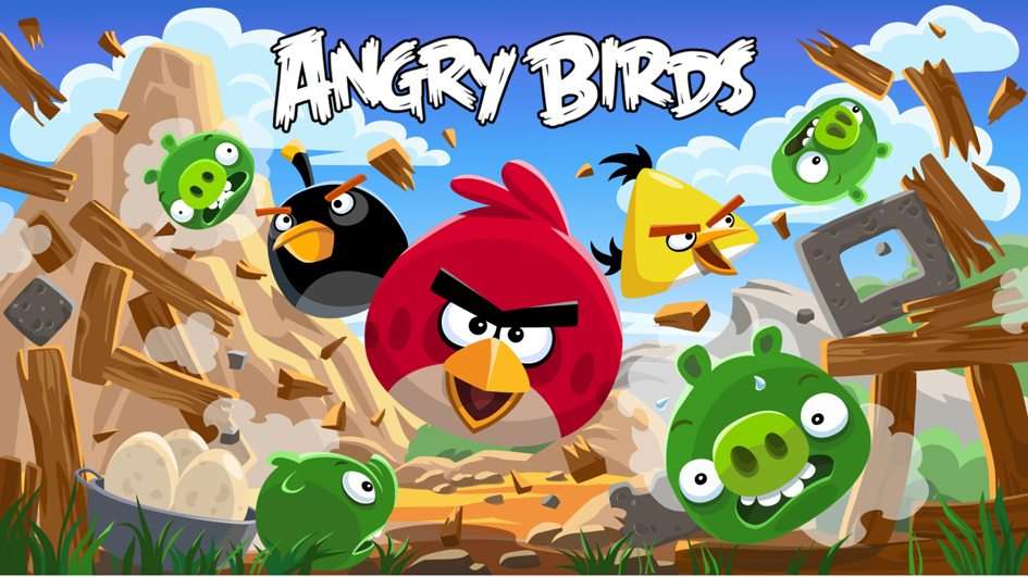 Angry Birds puzzle online da foto