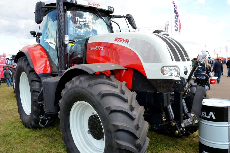 Steyr CVT6170-tractor puzzel online van foto