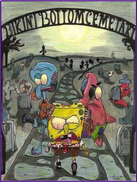 Zombie Spongebob online παζλ