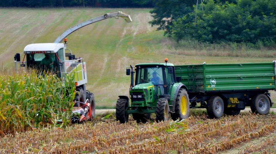 Claas Jaguar 860 and JD puzzle online from photo