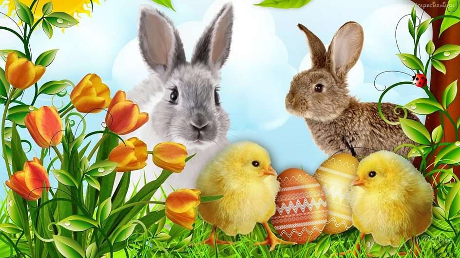 Easter9 puzzle online from photo