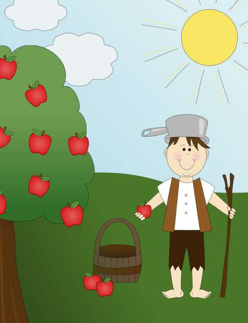 Johnny Appleseed Puzzle puzzle online din fotografie