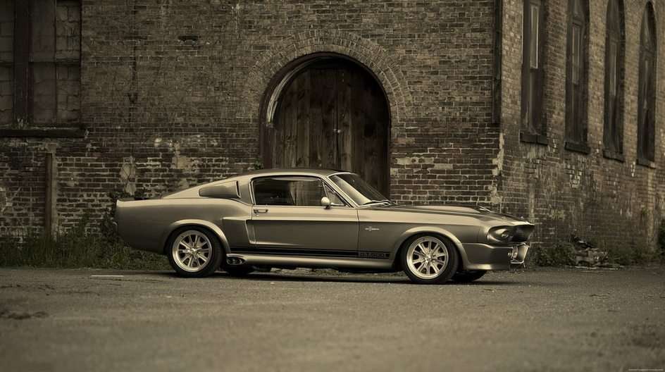 1968 Ford Mustang Fastback Элеонора пазл онлайн из фото