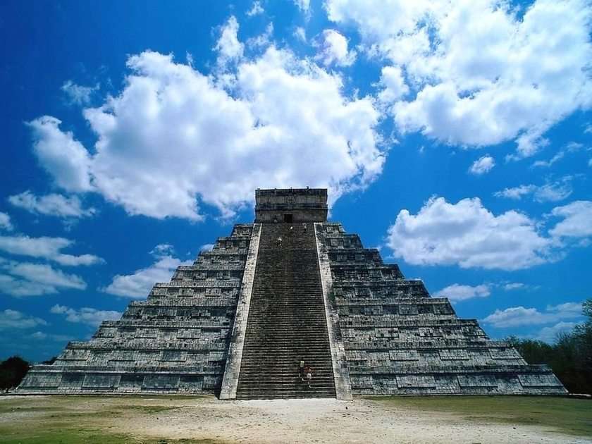 Mayan temple puzzle online from photo