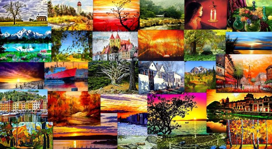 Paintings online puzzle