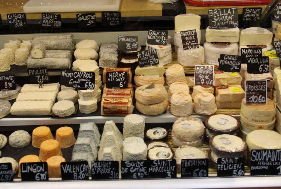 Cheese in Paris / France online puzzle