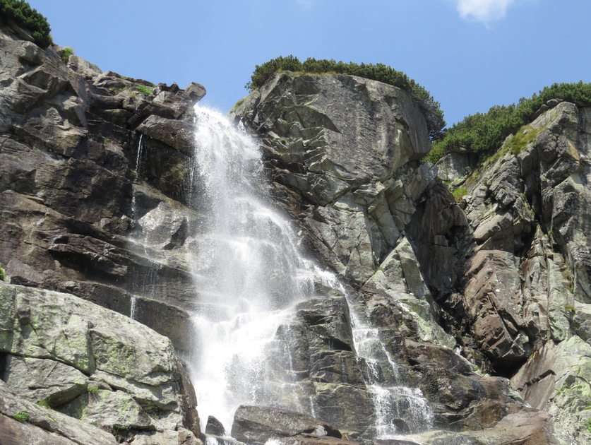 Wasserfall Skok Online-Puzzle vom Foto