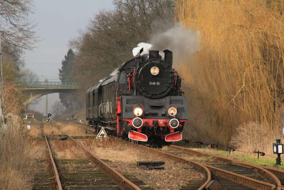 Parní lokomotiva Ol49-65 puzzle online z fotografie