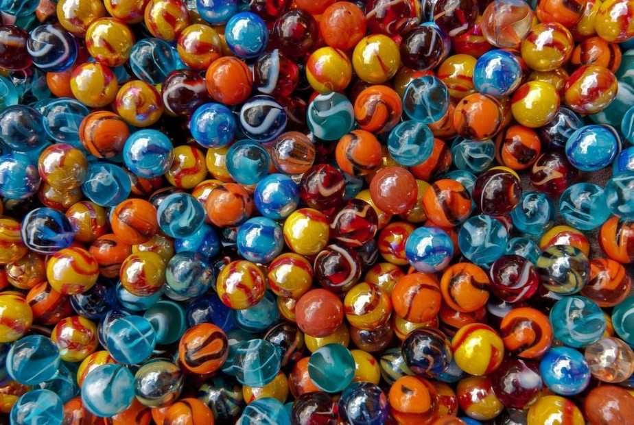 Marbles puzzle online from photo