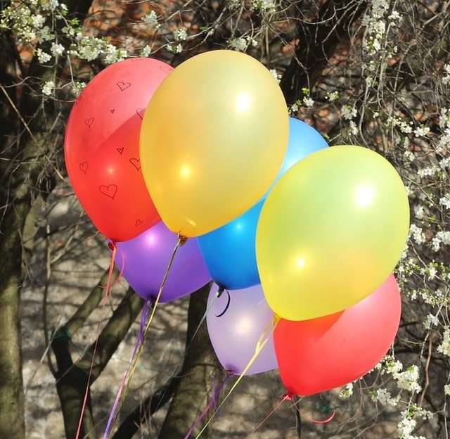 Luftballons Online-Puzzle