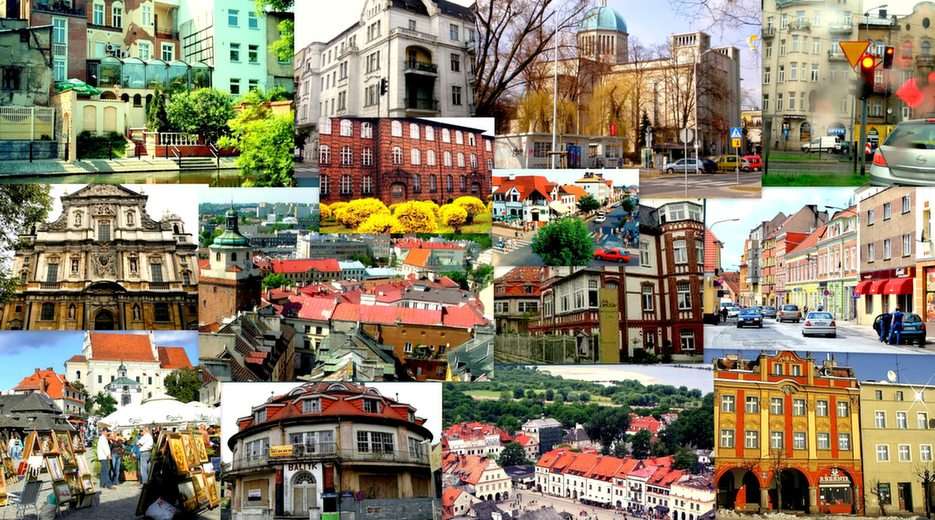 Polish cities online puzzle