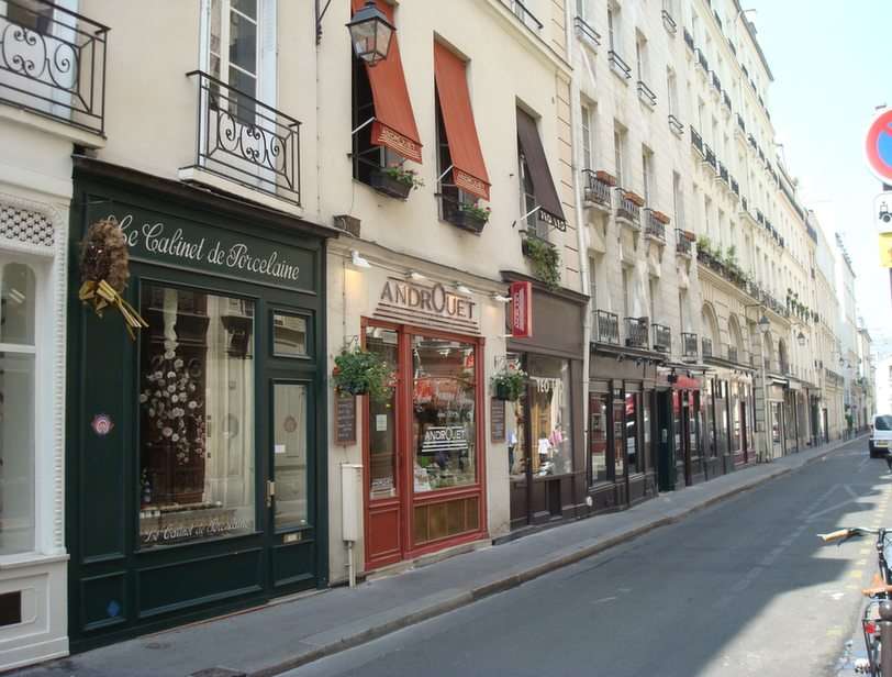 улица Париж онлайн пъзел от снимка