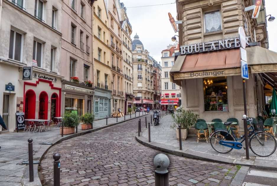 Pařížská ulice online puzzle