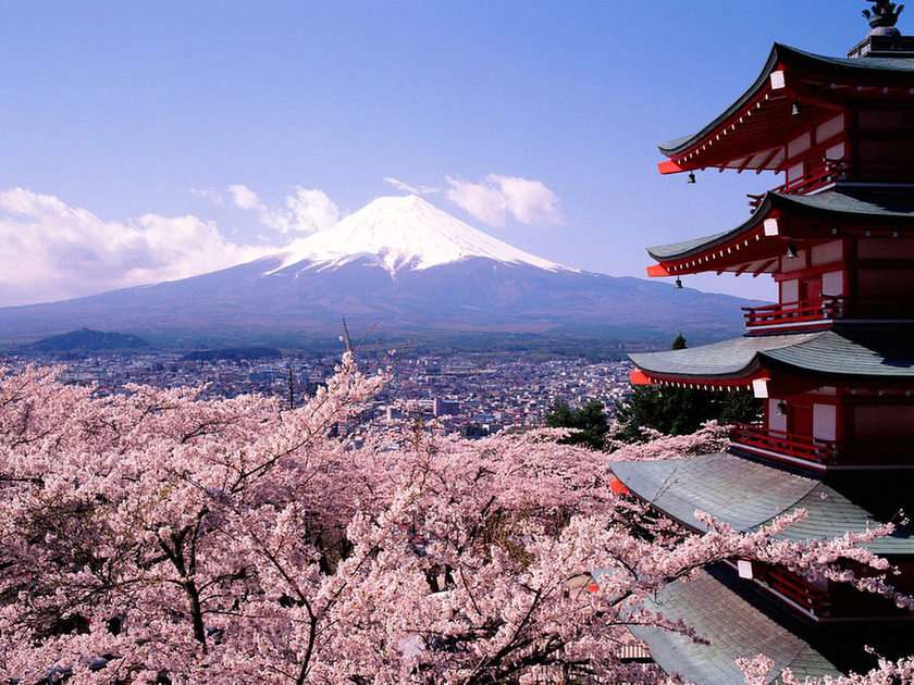 Mount Fuji online puzzle