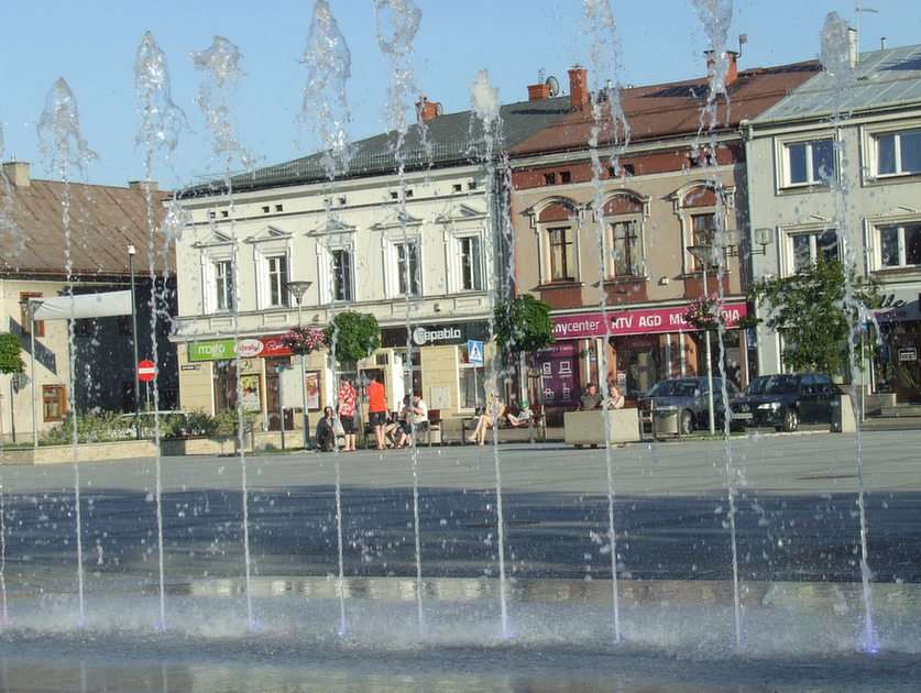 фонтан в Нови Тарг онлайн пъзел