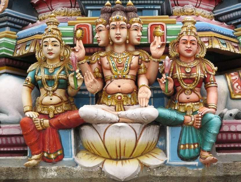 Templo Kapaleeswarar puzzle online a partir de fotografia