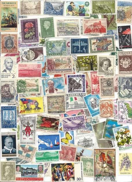 γραμματόσημα παζλ online από φωτογραφία