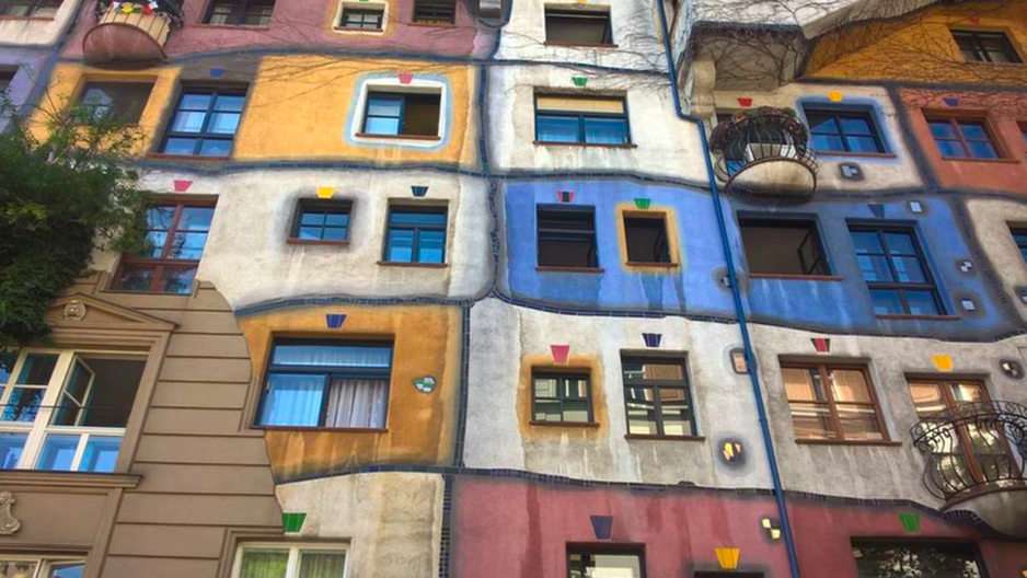 eredeti épület Bécsben online puzzle