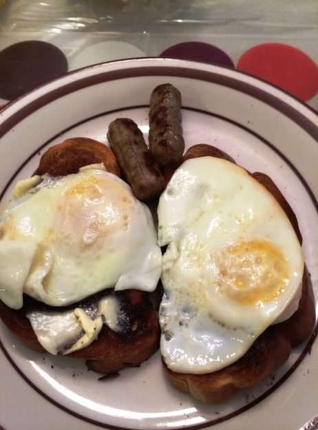 Sausage and Eggs puzzle online from photo