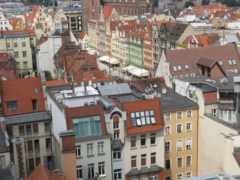 Panorama van Wrocław 3 puzzel online van foto