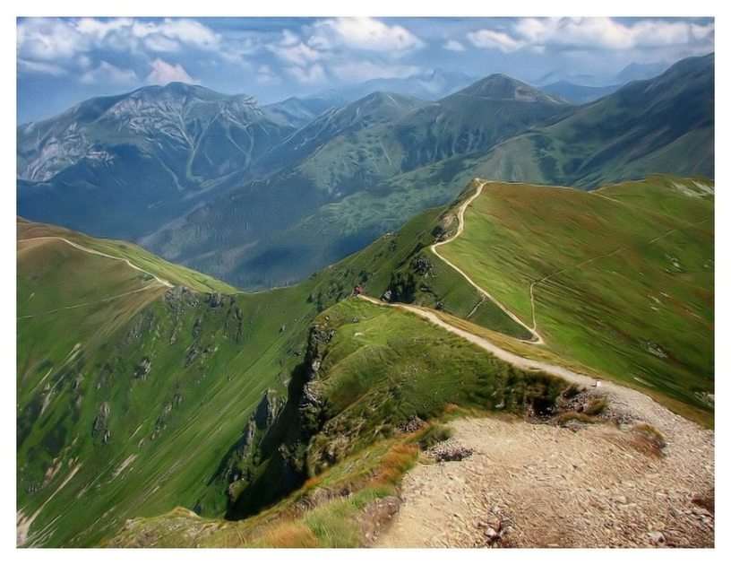 Tatras occidentales puzzle en ligne à partir d'une photo
