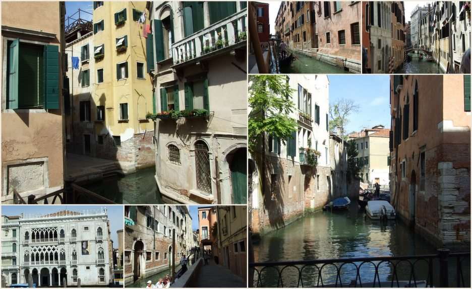 Venetiaanse collage - 2 online puzzel
