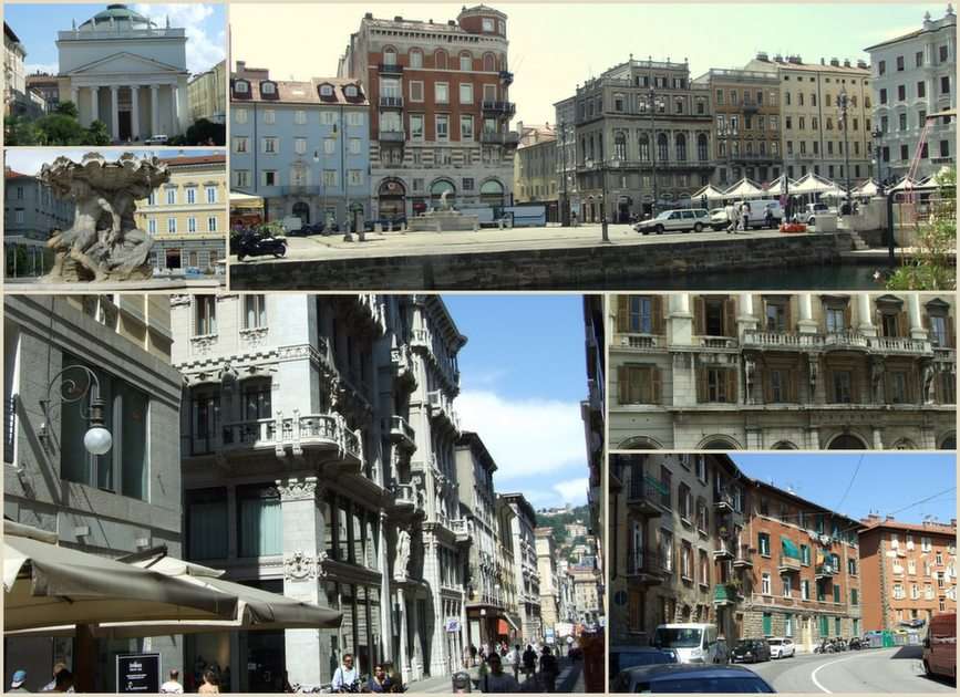 Trieste - collage 1 puzzle online from photo