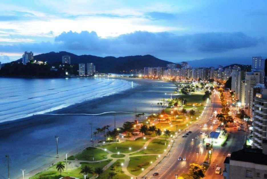 Praia itararé- São Vicente online παζλ