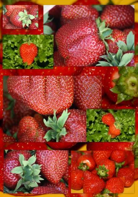 strawberries puzzle online from photo