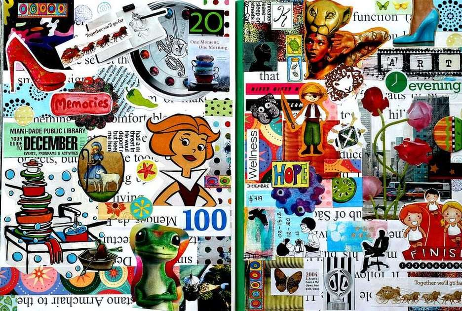 Collage online puzzle