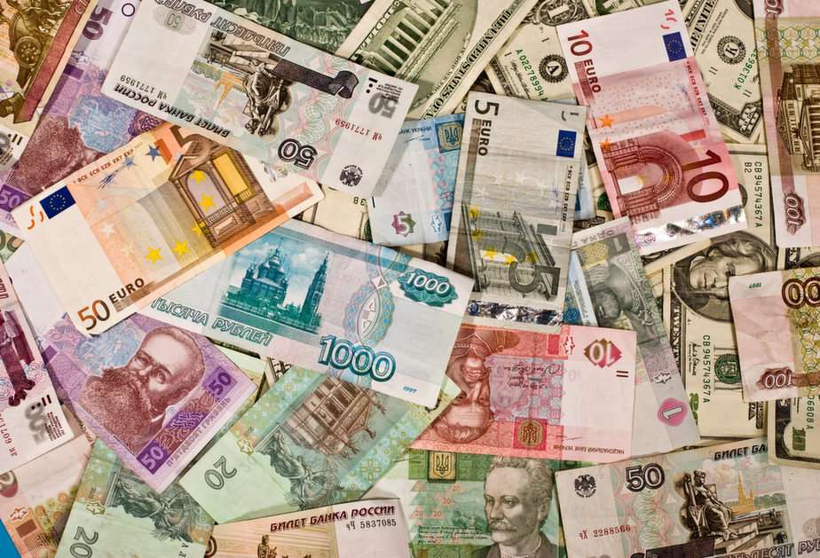 Utländsk valuta Pussel online