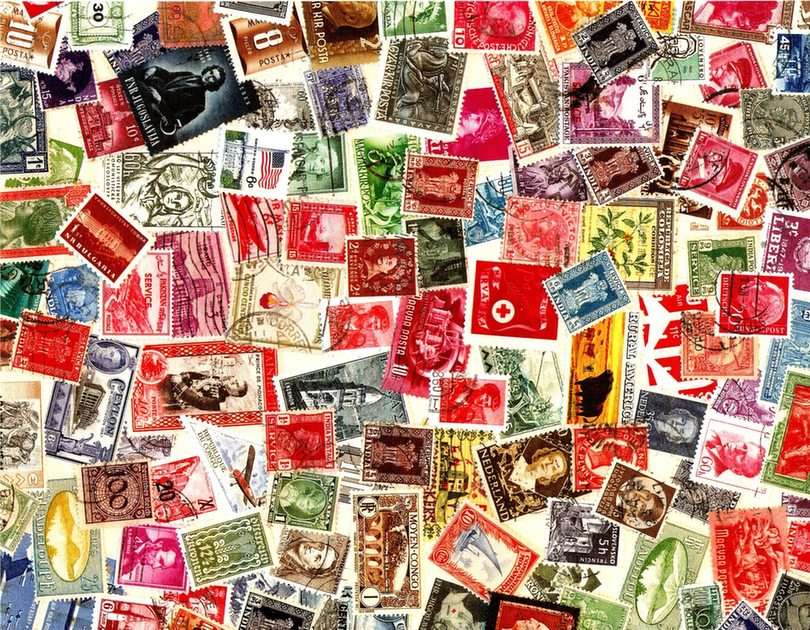 Γραμματόσημα παζλ online από φωτογραφία