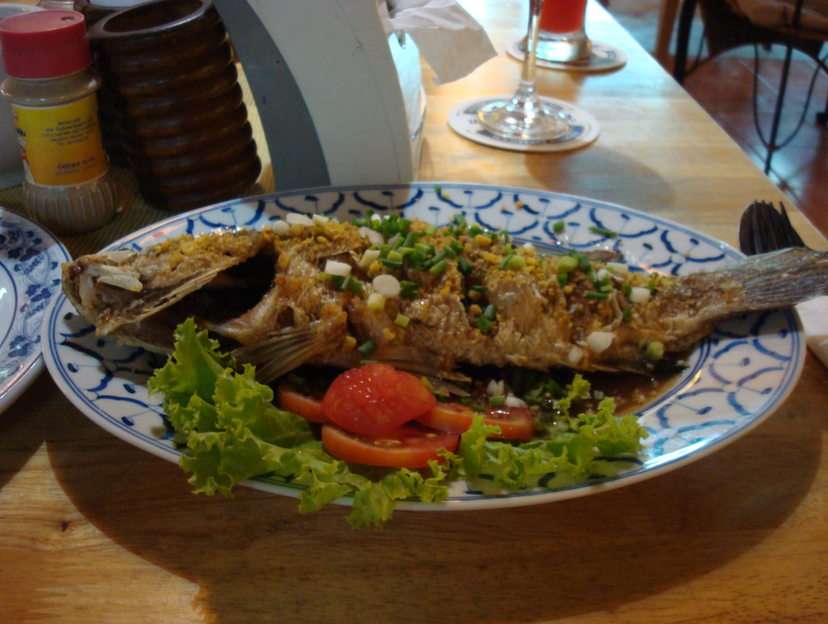 Thai mat pussel online från foto