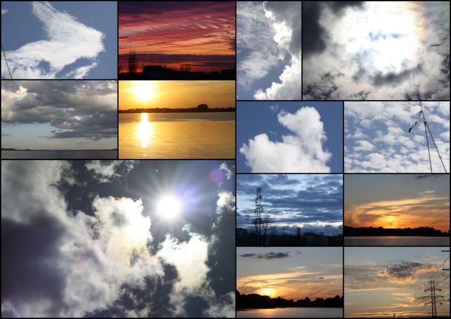himmel pussel online från foto