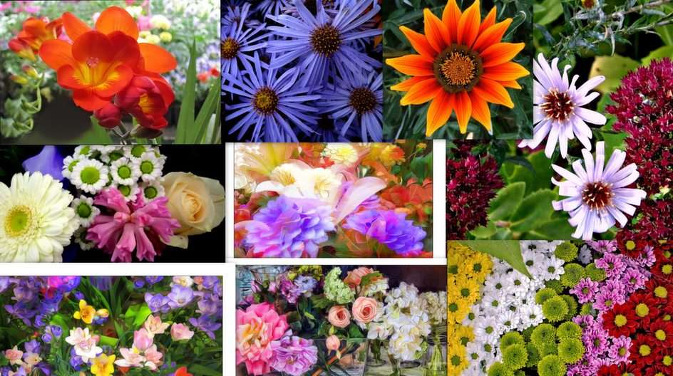 Bloemen puzzel online van foto