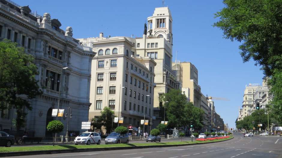 Madrid pussel online från foto