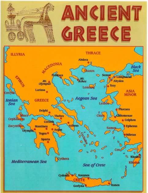 Kabihasnang griego puzzle online a partir de foto