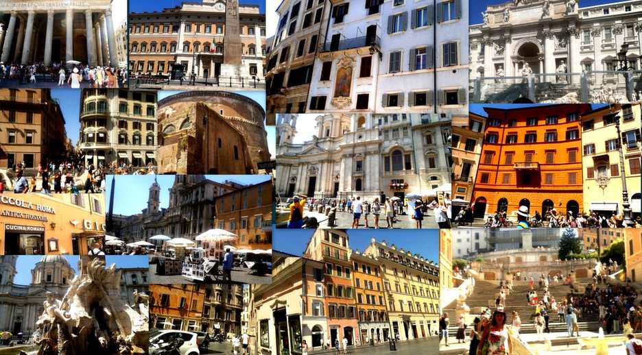 Rome-collage online puzzle