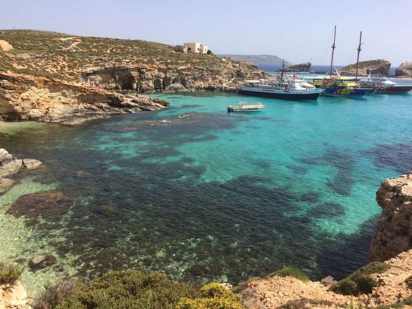 Blå lagunen - Malta pussel