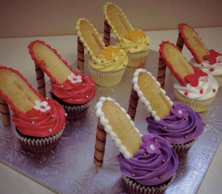 Παπούτσια Cupcake παζλ online από φωτογραφία