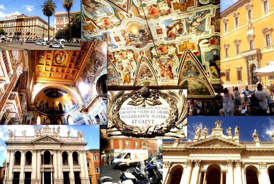 Рим-коллаж пазл онлайн из фото