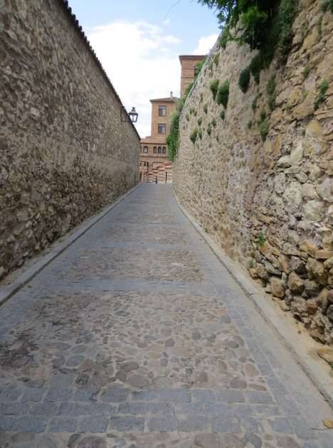 straat in Segovia online puzzel