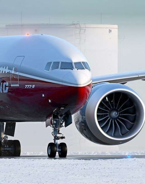 BOEING 777-9X pussel online från foto