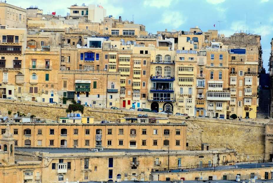 Malta-Valletta puzzle online a partir de fotografia