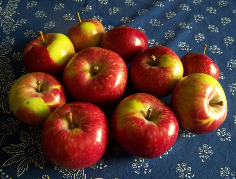 Apples puzzle online from photo