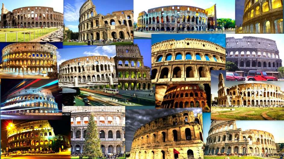Colagem de Roma puzzle online a partir de fotografia