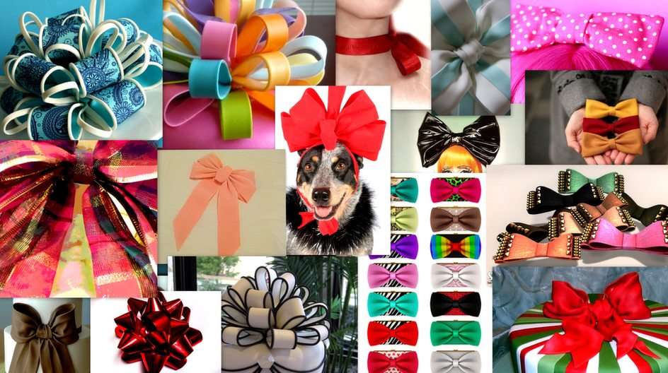 Bows puzzle online from photo