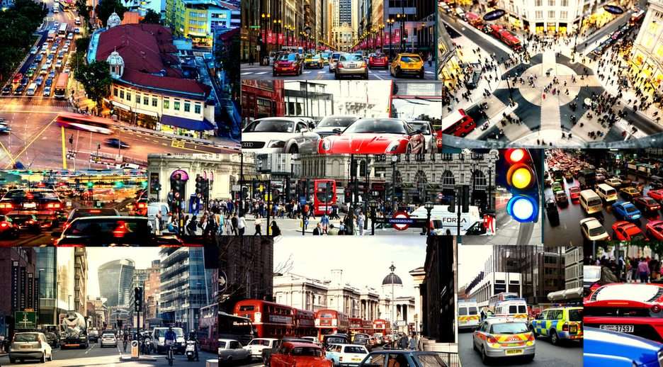 Ruas de Londres puzzle online a partir de fotografia