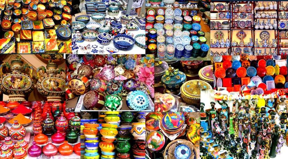 Exotische bazaars online puzzel
